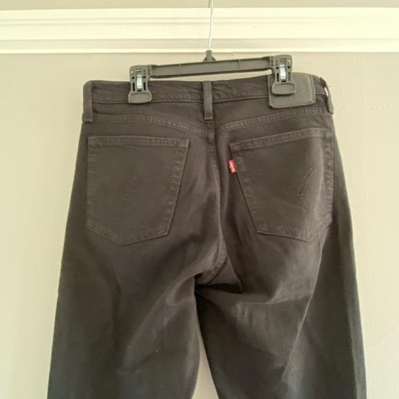 Levi’s Wedgie black jeans sz 25 - Picture 4 of 5